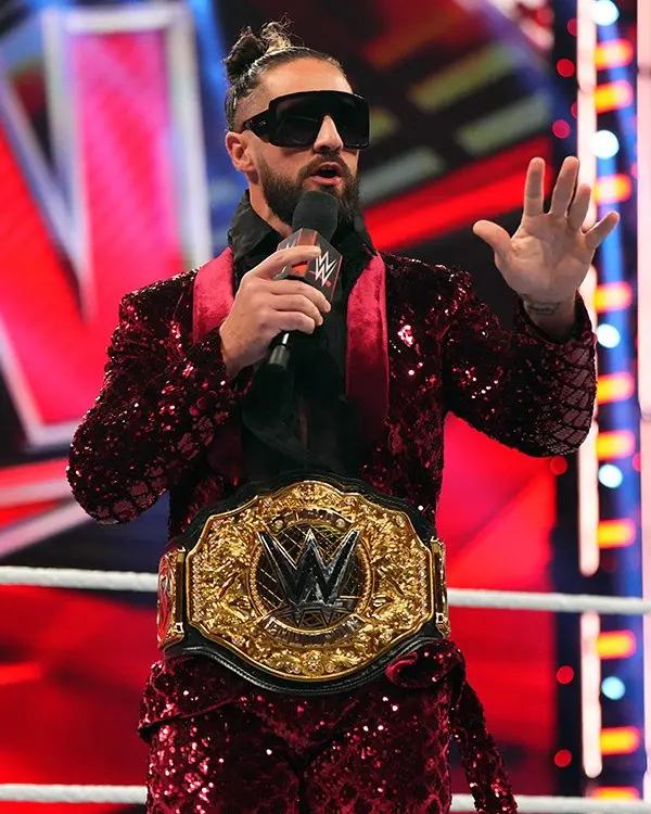 Seth Rollins WWE Raw 2024 Sequin Suit