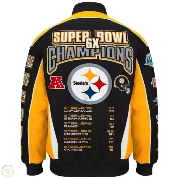 Pittsburgh Steelers Super Bowl Finals Jacket