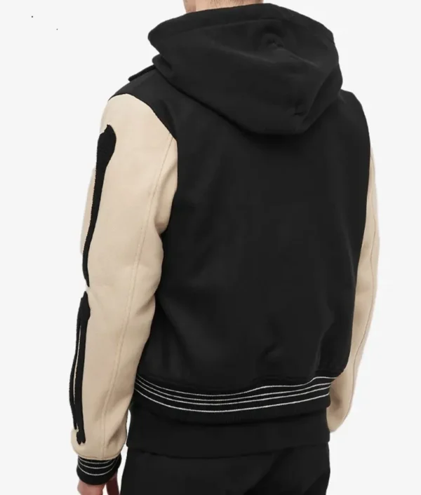 Amiri Bones Letterman Wool Jacket