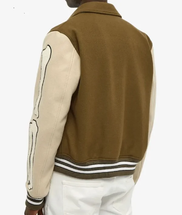 Amiri Bones Letterman Wool Jacket