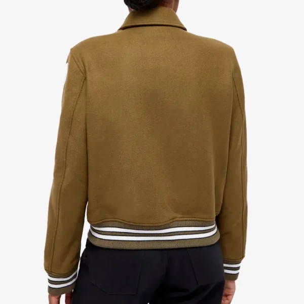 Amiri Bones Letterman Wool Jacket