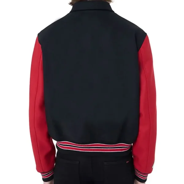 Amiri Bones Letterman Wool Jacket