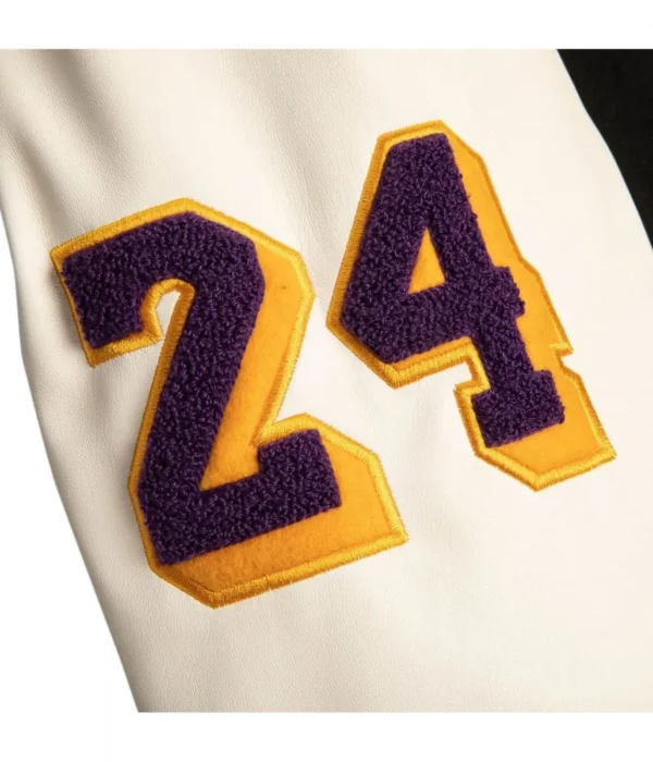 LA Lakers Black Mamba Hall of Fame Kobe Bryant Varsity Jacket