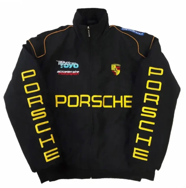 F1 Porsche Black Jacket