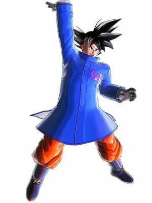 Dragon Ball Super Broly Goku Sab Blue Leather Jacket