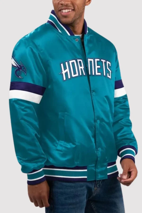 Home Game Charlotte Hornets Varsity Jacket