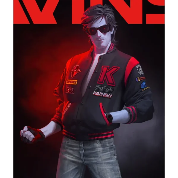 Kavinsky Reborn Varsity Jacket