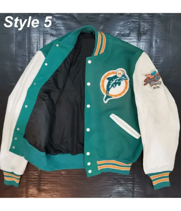 Miami Dolphins Varsity Jacket