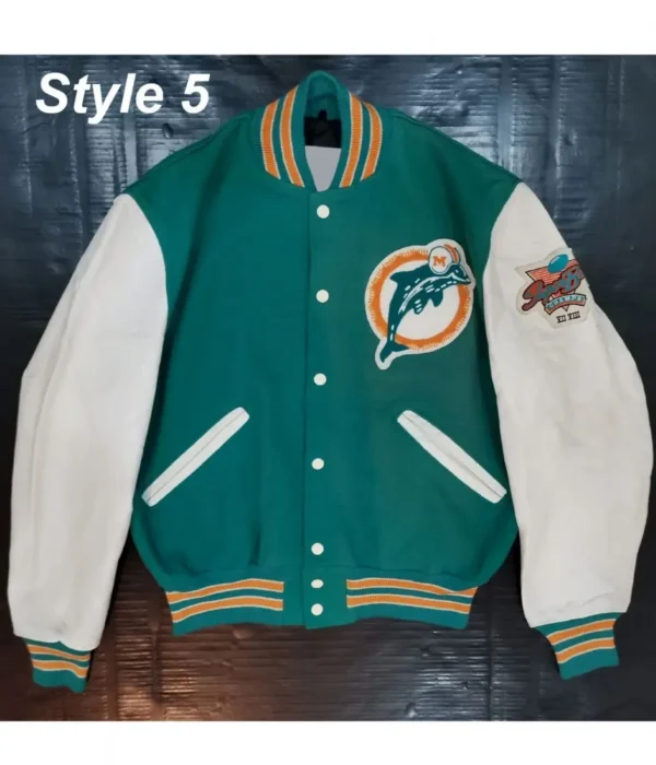 Miami Dolphins Varsity Jacket