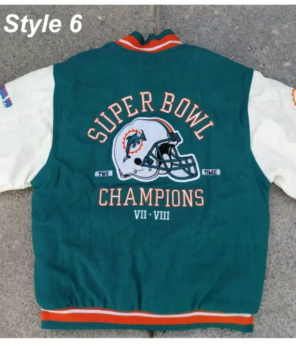 Miami Dolphins Varsity Jacket