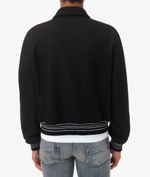 Amiri Bones Letterman Wool Jacket