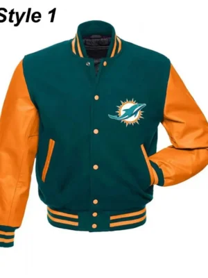 Miami Dolphins Varsity Jacket