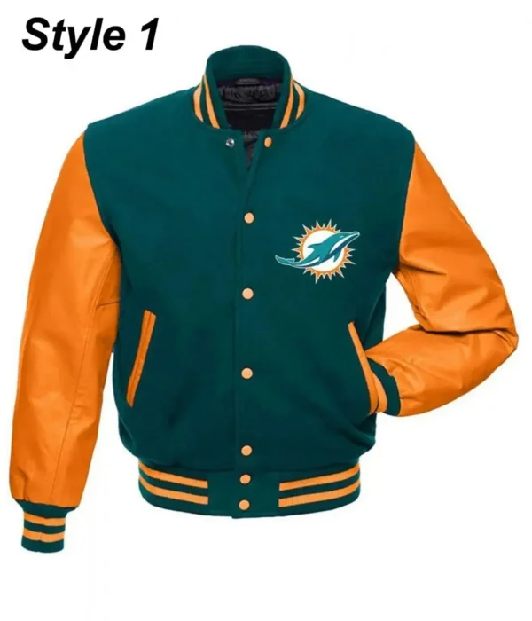 Miami Dolphins Varsity Jacket