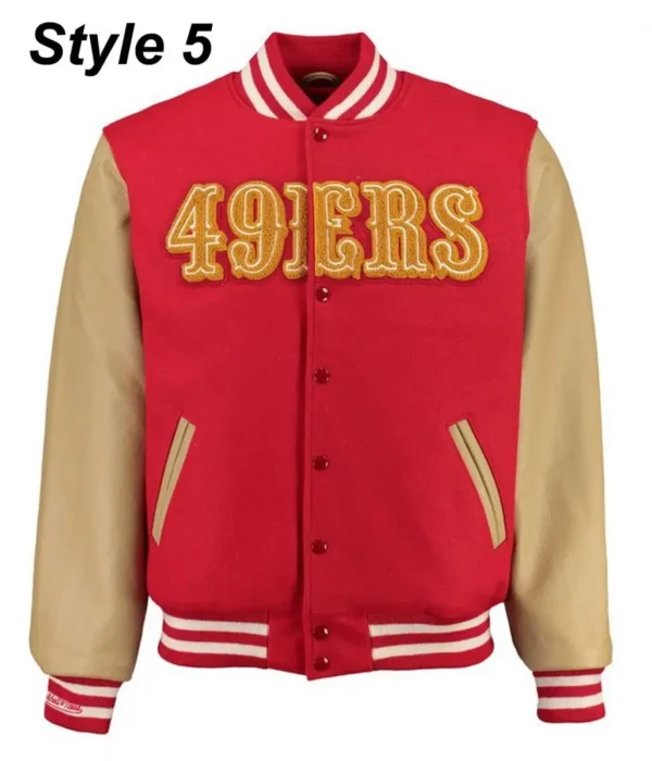 49ers SF Super Bowl Letterman Jacket