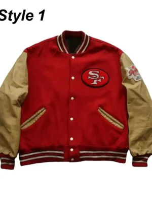 49ers SF Super Bowl Letterman Jacket