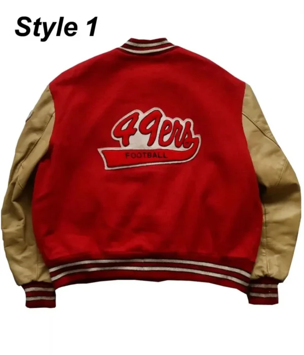 49ers SF Super Bowl Letterman Jacket