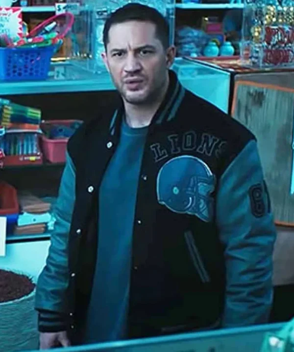 Eddie Brock Venom 2 Detroit Lions Varsity Jacket