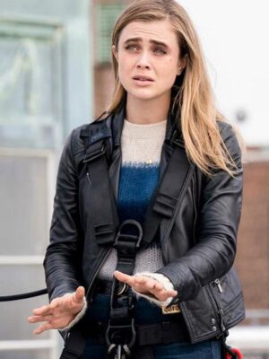 Michaela Stone Manifest Melissa Roxburgh Biker Leather Jacket