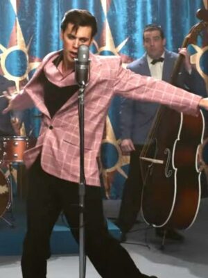 Elvis Austin Butler Pink Blazer