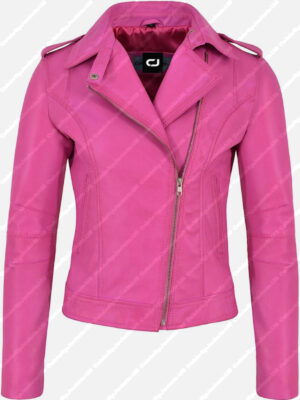 Margot Robbie Barbie Pink Leather Jacket