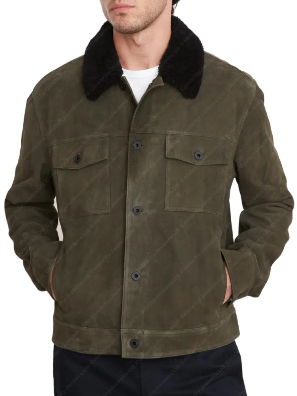 Big Sky S03 Beau Arlen Green Suede Jacket