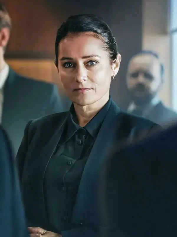 Borgen Power & Glory 2022 Birgitte Nyborg Black Coat