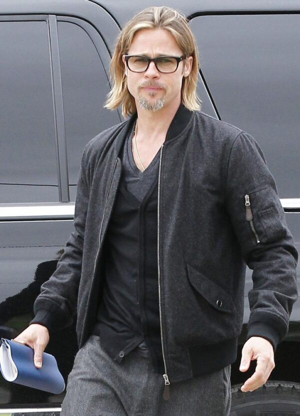 Brad Pitt Bomber Jacket