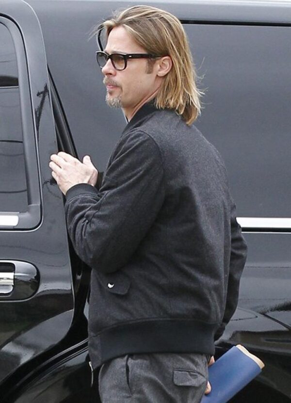 Brad Pitt Bomber Jacket