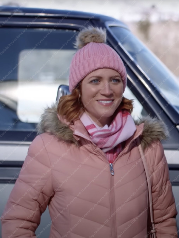 Brittany Snow Christmas with the Campbells Puffer Jacket