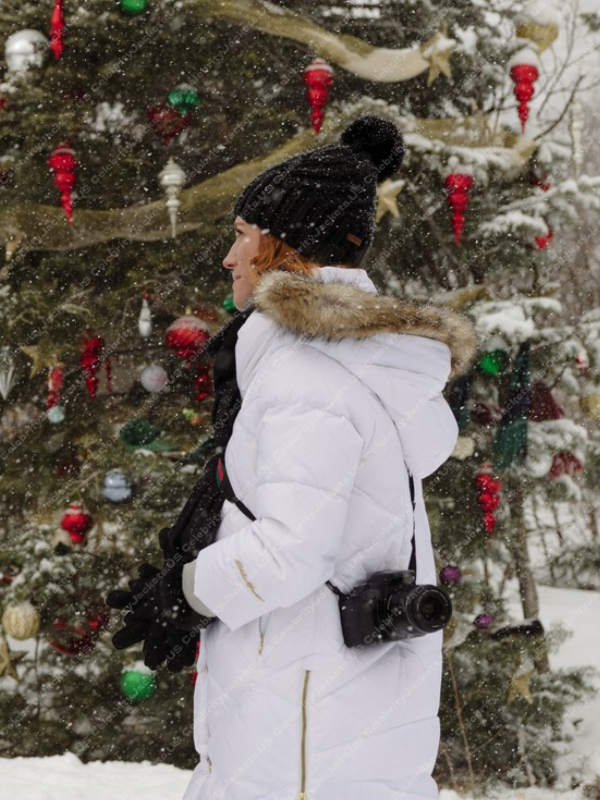 Brittany Snow Christmas with the Campbells Puffer Jacket