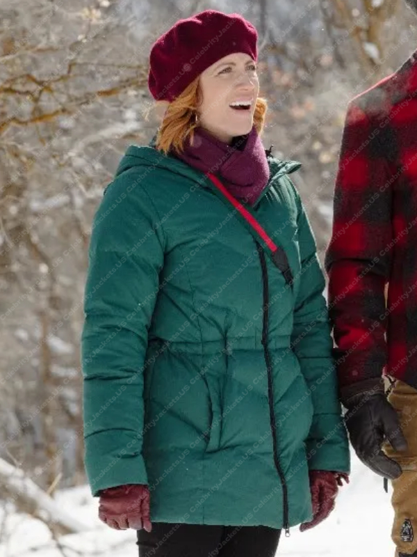 Brittany Snow Christmas with the Campbells Puffer Jacket