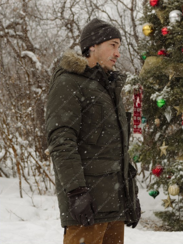 Justin Long Christmas with the Campbells Puffer Jacket