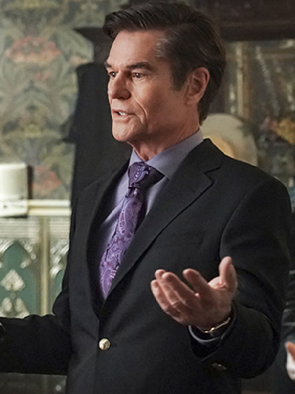 Mayfair Witches Harry Hamlin Grey Blazer