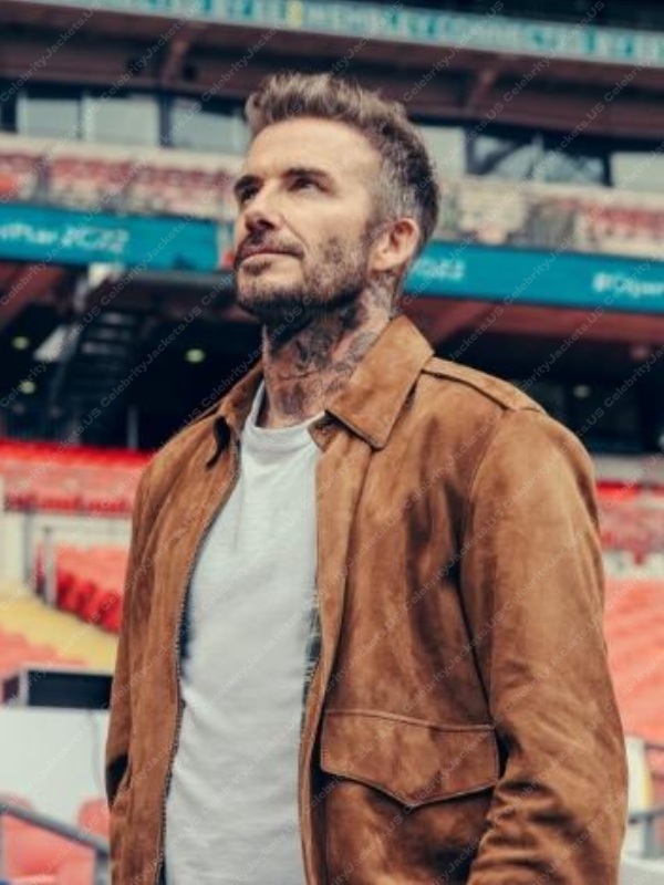 Save Our Squad David Beckham Leather Jacket