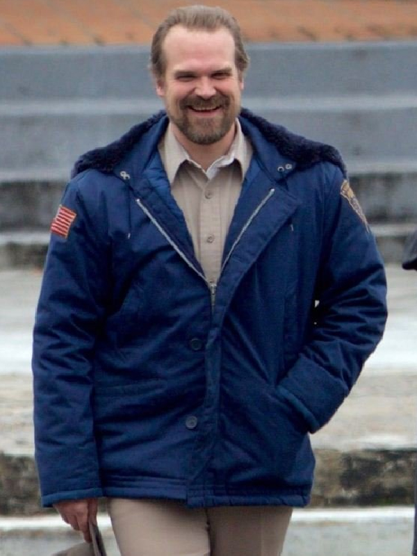 Jim Hopper Stranger Things Blue Jacket