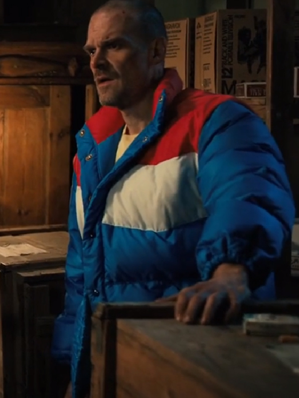 Stranger Things S04 Jim Hopper Puffer Jacket