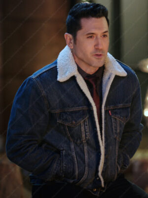 David O’Donnell A Cozy Christmas Inn Denim Jacket