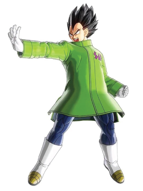 Dragon Ball Super Broly Vegeta Sab Green Leather Coat Jacket Goku Sab Jacket