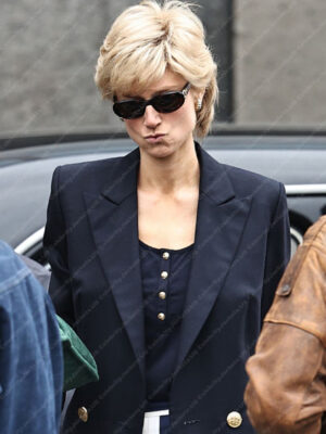 Princess Diana The Crown S05 Black Blazer