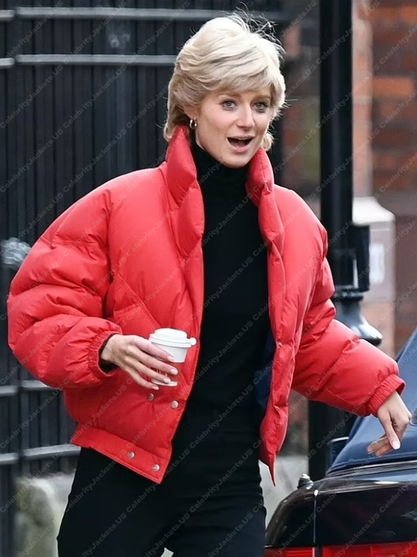 Princess Diana The Crown S05 Puffer Jacket