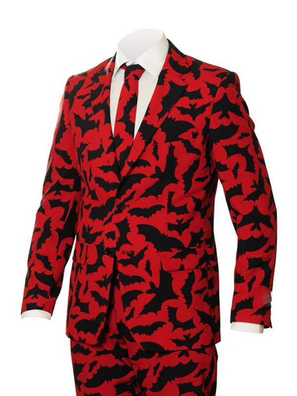 Halloween Bat Blazer Suit