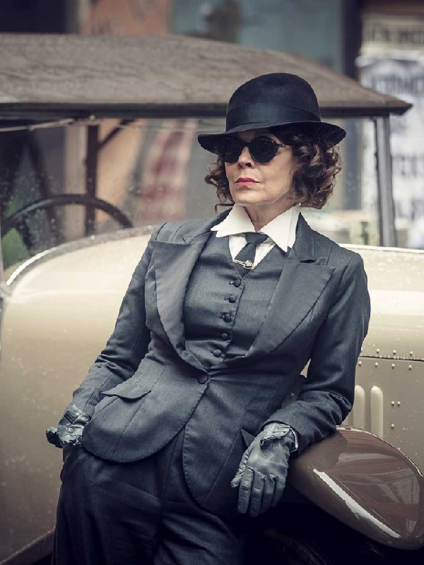 Peaky Blinders Season 6 Aunt Polly Grey Blazer