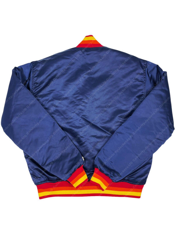 Houston Astros Starter Satin Bomber Jacket