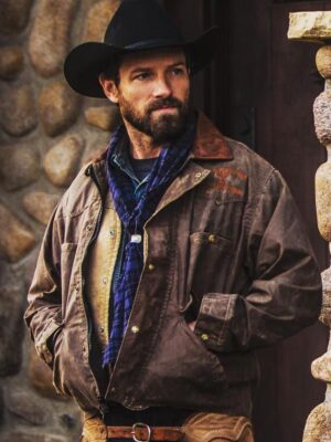 Ian Bohen Yellowstone Ryan Leather Jacket