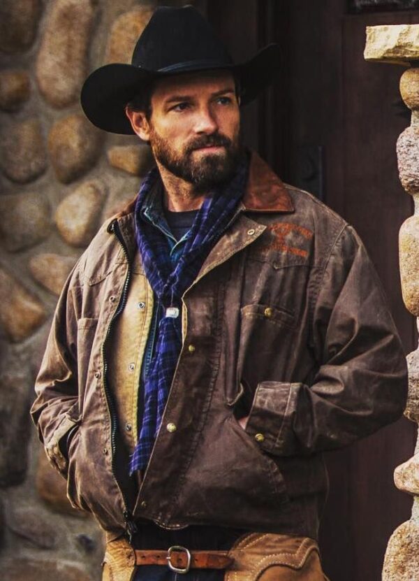 Ian Bohen Yellowstone Ryan Leather Jacket