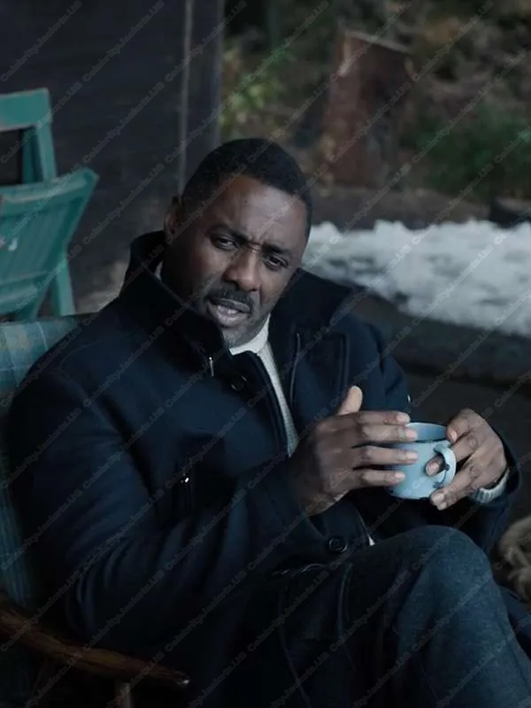 Idris Elba Extraction 2 Black Coat