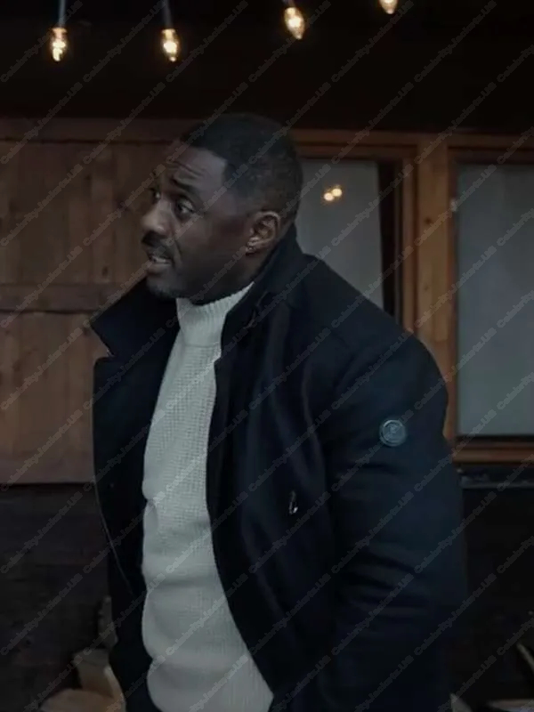 Idris Elba Extraction 2 Black Coat