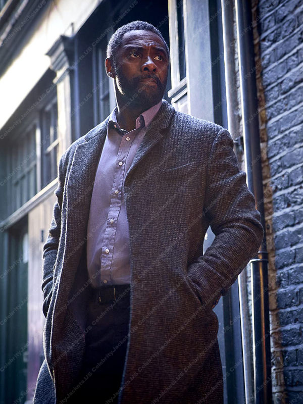 Luther The Fallen Sun Idris Elba Trench Coat