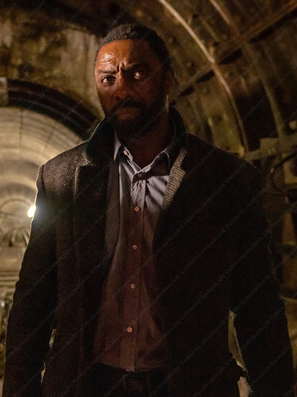 Luther The Fallen Sun Idris Elba Trench Coat