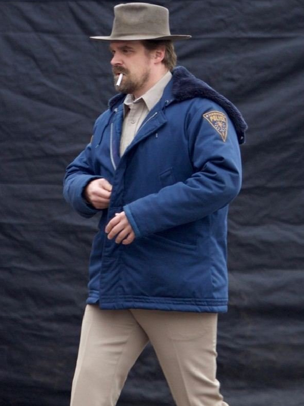 Jim Hopper Stranger Things Blue Jacket